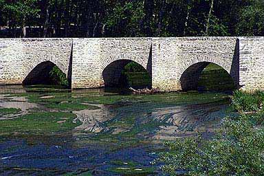 Ojos del Puente Romano de Víllodas